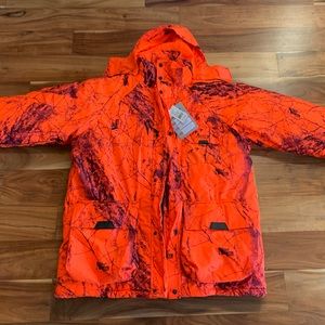 NWT Mount’n Prairie Orange Camo Hunting Jacket